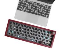 RGB Mechanical Keyboard - Wired Keyboard | Compact Mechanical RGB Backlit Keyboard with 67 Keys | Portable Game Keyboard with Multimedia Knob, Perfect for, Office Use, and Home Workstations