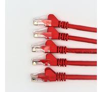 RGB Networks Ltd 5-Pack 1.5m RJ45 Cat 6 Ethernet Patch LAN Network Cable (Colour Bundle) - R1300A (1.5, Red)