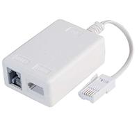 RGB Networks Ltd ADSL 2+ Micro Filter splitter with Trailing Wire Phoneline Broadband WIFI Router Modem telephone Adaptor Plug High Performance RJ11 and BT Phone Jack Connectors Premium Quality