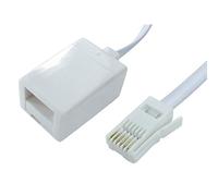 RGB Networks Ltd BT Male to Female Telephone Extension Cable Straight Through Type For BT and other UK Landline providers Phones Requiring this Cable Type Check Compatibility (15M - 49 ft)