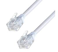 RGB Networks Ltd Super High Speed ADSL 2+ Cable Telephone Extension RJ11-RJ11 15m Cat5e BT Broadband up to 10 Times faster than Standard Phone Cable Gold Plated Connector Premium Quality (15m)