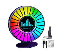 RGB Rhythm Ambient Lamp - Changing Mood Light, App Smart Lighting | LED Rhythm Visualization Strip, Music Effect Display, Perfect for Car Interior, Creative Ambient Decoration for Daily Use