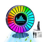 Rgb Rythm Ambient Lamp - Interactive Visual Effect, Seamles Wireless Control, Vibrant Atmosphere Lighting, Adaptive Sound Response, Stylish Mood Enhancer | Versatile accents Light for Living Multimedi