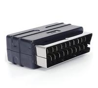 RGB SCART Male to 3 RCA Female Component Video Adapter Converter for TV VCR | Converts RGB SCART video output to high-clarity YPbPr component video. 24k gold-plated 3 RCA female jacks with molded housing