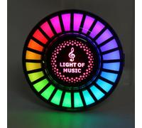 RGB Sound Control Light, Voice Activated Pickup Music Rhythm Lights with Fragrance Aroma Diffuser, Creative Colorful Sound Reactive LED Ambient Light, for Car Party Gaming
