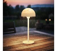 RGB Table Lamp with Waterproof Cordless Design, Rechargeable Wave Projector Light, Touch & Remote Control for Living Room, Bedroom and Bathroom Ambiance