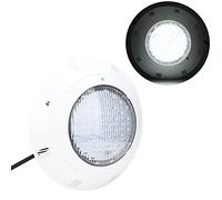 RGB Underwater Swimming Pool Light, Alkali Resistant Plastic Shell LED Pool Light with Buckle Plate, 360 LED Water Resistant Light for Waterscape Gardens, AC12V 40W