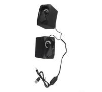 RGB USB-Powered Computer Speakers Enhanced, Sound 3W*2 Perfect for PC Computer Speakers Luminous