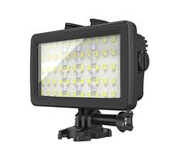 RGB Video Light LED Fill Light 8 Lighting Modes Adjustable Brightness 5000LUX 3000mAh Battery for Diving Snorkeling Underwater Photography with Mounting Adapters