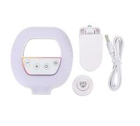 RGB Video Light with Clip, Rechargeable LED Selfie Light, 3 Color Temperatures 5 Brightness Levels, 2700-6500K CRI Ra95+ Fill Light for Live Streaming Phone Camera