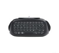 RGB Wireless Chatpad for PS5 Pro with Audio (Black) | Built-in speaker, 3.5 mm headphone jack, clear voice output, immersive gaming experience