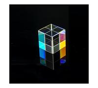 RGB X Cube Prism Cross Dichroic Physics Teaching Polyhedron Small House Decoration Rainbow Lens (Color : 15mm 6-sided Prism)
