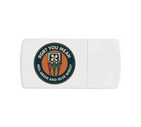 'RGB. You Mean Red, Green and Blue Wires' Pill Box with Tablet Splitter (PI00035154)