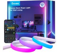RGBIC Neon LED Strip Light for Skirting Board 5M Neon Rope Light for Wall Lines