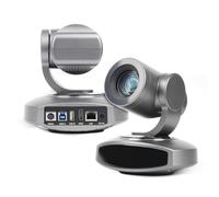 RGBlink 4K PTZ Camera HDMI, AI Auto-Tracking, 10X Optical Zoom, USB3.0 LAN HDMI PTZ Camera for Church Worship Education Conference Events, RGB10X-UUAI-BK（Real 4K Output