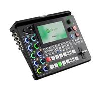RGBlink mini-Edge SDI All in One Pro Live Streaming Multi-Camera Video Mixer Switcher Recorder with 4K HDMI/SDI Input,5.5" Screen,PTZ Control, NDI/UVC, 8-Ch Audio Mixer for Podcast, Content Creation