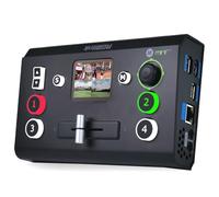 RGBlink Mini-pro Video Switcher with 4 x 4K HDMI Inputs 1HDMI/USB3.0 Outputs Multi Camera Video Mixer Switcher with 2 Inch Touch Screen Ideal for Live Streaming Worship Gamers Live Events