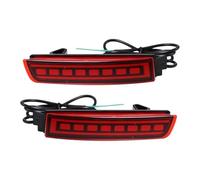 RGBNFDA Back Taillamp Light Compatible With Nissan For Kicks 2016 2017 2018 2019 2020 For Terra 2018 2019 Rear Bumper Reflector Brake Signal Lamp Tail Light Parts(Size A)