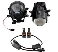 RGBNFDA Car Driving Fog Lamp Compatible With For Kangoo KW0 KW1 MPV 2008-2015 For Logan KS 2007-2015 Automotive Fog Lamp Assembly Bumper Fog Lights(HD Glass-H11)