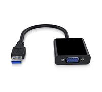 RGBS 1080P USB 3.0 to VGA Adapter Converter Video Graphic Card Display External Cable Adapter for PC Laptop Windows 7/8/8.1/10/11, Tablets and Windows XP, Built-in-Driver, Not Support MAC