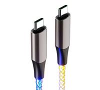 RGBs Light Up USB C Cord 60W Quick Charging Reinforced Nylon 1M Flexible Wires
