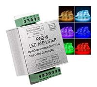 RGBW Amplifier DC12-24V 24A 4 Channel Output Circuit Aluminum Shell Data Amplifier Controller LED Strip