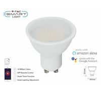 RGBW LED GU10 Smart Spotlight 5W Color Changing Works With Alexa & Google Home