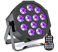 RGBW Rechargeable LED Par Can Lights, 5500 mAh 6-in-1 LED Battery Powered Stage Light with Remote Control and Timer,for Church Night Club Disco Club Wedding Bar stage lights 1PCS