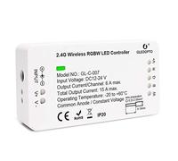 RGBW Zigbee Controller LED Strip Controller Smart Dimmer Compatible with Alexa,Philips Hue,Google Home and Many Other Zigbee Certified hubs, for DC12-24V LED Strip Lights