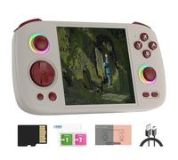 RGCube Handheld Game Console Android 13 Game Player 3.95" IPS 128GB TF Card Unisoc T820 RGB Lighting(Gray)