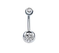 RGEVGER Belly Bar, Titanium Belly Button Bars, Hypoallergenic Piercing tool, Piericing Internally Thread tools, Solid Titanium Bar tool, Navel Piercing Navel Ring, Women Body Piercings Jewelry Clip