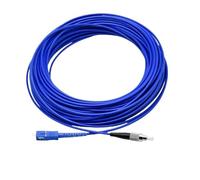 RGFDLJN 1-500M armored optical patchcord waterproof LC SC FC ST UPC A SM single core blue indoor outdoor fiber optic jumper(15m 3pcs,SC-FC)