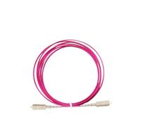 RGFDLJN 10 Pack 1m OM4 Fiber Optic Patch Cables - Red/Purple(SC-SC)