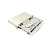 RGFDLJN 12/24/48core 1U 2U ODF Pull type optical fiber distribution frame Rack Mounted Indoor fibers Distribution Frame Patch Panel(12Cores)