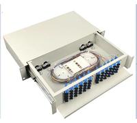 RGFDLJN 12/24/48core 1U 2U ODF Pull type optical fiber distribution frame Rack Mounted Indoor fibers Distribution Frame Patch Panel(48Cores)
