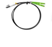 RGFDLJN 2 core Armored patchcord 5M-500M TPU OM3 2C E2000/A LC FC ST multimode 100M 200M 50M120M150M 2 fiber optical jumper(150m 1pc TPU,E2000A-ST)