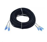 RGFDLJN 300m 2/4 cores outdoor patch cord 7.0mm 2C 4C CPRI LC SC FC A SM DVI waterproof FTTH jumper optical fiber armored cable 2 core(FcA-fcA,4C SM no out connect)