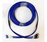 RGFDLJN 4 cores Armored fiber patch cord 250m300m350m400m500m 8.0mm 4C SC LC FC ST A singlemode 4 fibers optical fibre jumper outdoor(400m LC-LC)