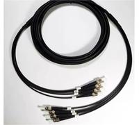 RGFDLJN 4 cores OM4 TPU Armored fiber patchcord 350m400m500m 450m 4C SC LC FC ST A Multimode 4 fibers optical fibre jumper outdoor(OM4 LC-LC 400m)