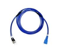 RGFDLJN Armored 2 cores optical fibre Patch Cord 1-30m blue singlemode 10m 20m5m 2 fiber LC ST FC SCA LCA FC E2000 SM ftth jumper 2C(5pcs 1m LC-LC)