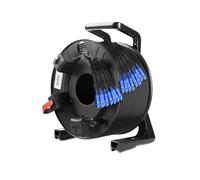 RGFDLJN Armored Fiber Optic Cable,Singlemode,Outdoor Optical Cable,2/4/6/8 Cores, LC-LC,With Reel and Protective Cover,200m(6-core 6LC-6LC)