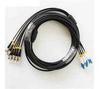 RGFDLJN Armored fiber patchcord 6 core LC-LC 60M-120M 6C SC FC ST A Singlemode 6 fibers optical jumper cable 100M 80m(120m LSZH SC-SC)