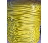 RGFDLJN Fiber optic cable 9/125um G652D 2.0mm Simplex Singlemode yellow for fiber patchcord ftth optic SM SX wire 4km/rol4000mtr(PVC)