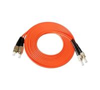 RGFDLJN Fiber patch cord FC-ST OM1 OM2 duplex 20m30m100m ST-FC DX Multimode cable 1m2m3-m5m7m10m optical fibre jumper(50m 1pc OM1)