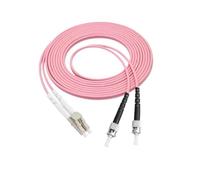 RGFDLJN Fiber patch cord LC-ST OM4 duplex 20m 30m 100m ST-LC DX Multimode cable 1m2m3m5m7m10m optical fibre jumper(3m 10pcs OM4)