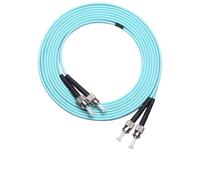 RGFDLJN Fiber patch cord ST-ST OM3 OM4 duplex 20m 30m 100m ST DX Multimode cable 1m2m3-m5m7m10m optical fibre jumper(1m 10pcs OM4)