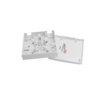RGFDLJN FTTH Terminal box 30pcs 86 type ABS junction box wall mount desktop patch panel white 2port plastic box factory wholesales(Type B)