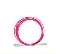 RGFDLJN High-Speed OM4 Fiber Optic Patch Cord 5M - SC-SC, LC-LC, LC-SC, FC-FC, ST-ST, LC-ST Connectors - 10 Pack, Red/Violet Color, Simplex FTTH Jumper Cable(ST-ST)