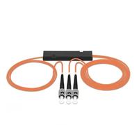 RGFDLJN LC FBT splitter 1 * 2 2pcs FC ST SC OM3 multimode optical fiber splitter cassette type 1x2 FTTH fiber optic coupler(1x2 MM ST)