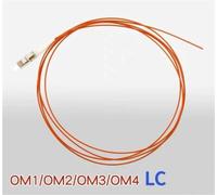 RGFDLJN LC fiber pigtails 0.9mm OM1 OM2 OM3 OM4 50pcs LC/UPC 1m 1.5m optical fibre pigtail orange red cable(OM4 1mtr)